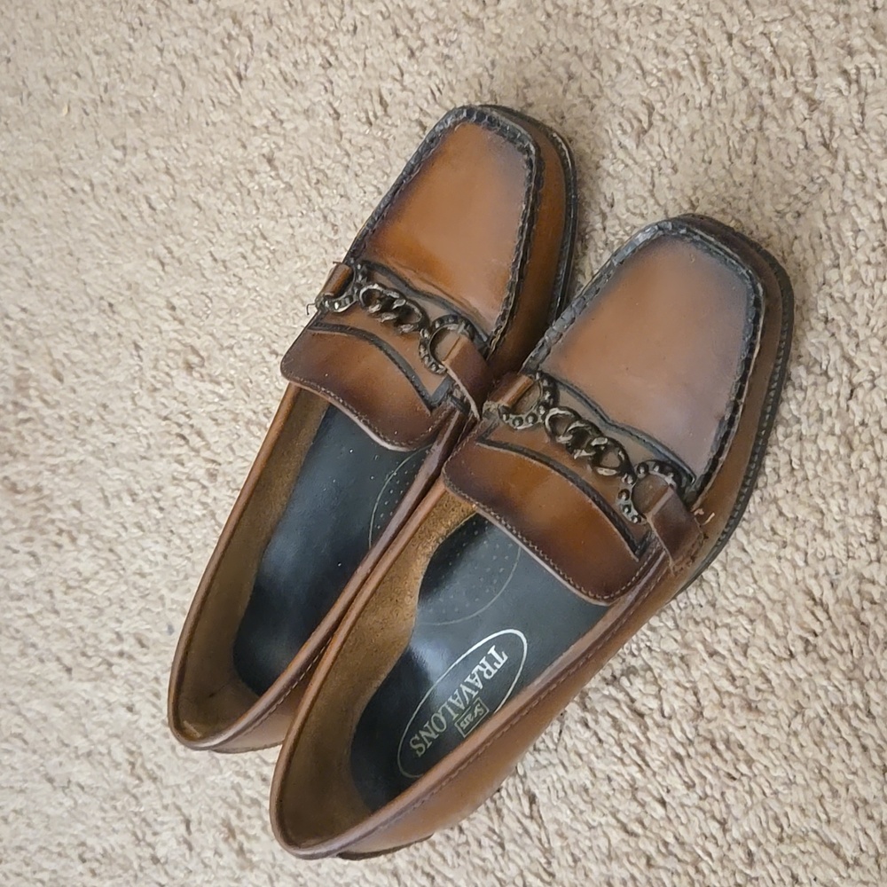 Brown Penny Genuine Leather Loafers Preppy Academia Old Money Y2K 90s Shoes New